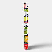 Cute whimsical waterverf houses Case-Mate iPhone case (Achterkant / Links)