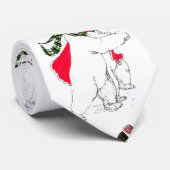 Cute & Whimsical Wildlife Kerstfeestdag Stropdas (Opgerold)