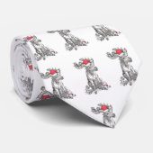 Cute & Whimsical Wildlife Kerstfeestdag Stropdas (Opgerold)