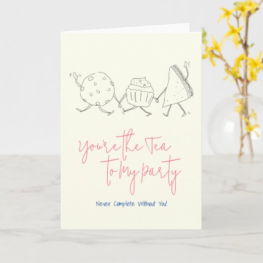 Cute & Whimsicalische Wenskaart voor Iemand Specia Kaart (Gele Bloem)