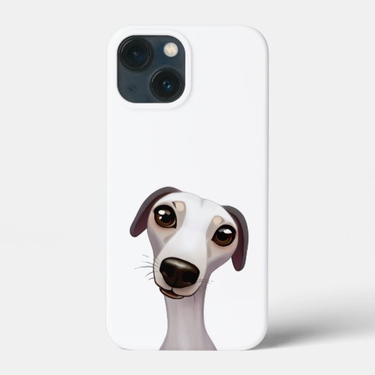 Cute Whippet - Een Cartoon Style Artwork Case-Mate iPhone Case (Achterkant)