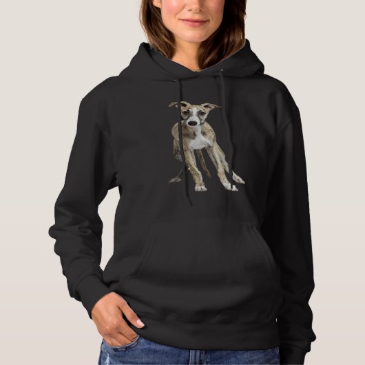 Cute Whippet Hoodie (Voorkant)
