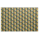 Cute White Bellied Caique Parrot Stof (Fat Quarter)