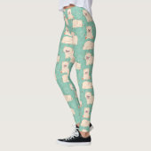 Cute White Beren Pattern Leggings (Links)