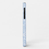 Cute white blue paisley Patroon Case-Mate iPhone Case (Achterkant/links)
