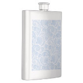 Cute white blue paisley Patroon Flacon (Rechts)