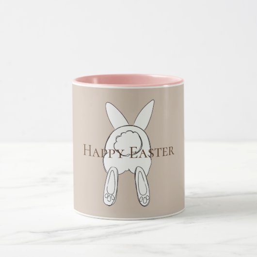 Cute White Bunny Mok (Midden)