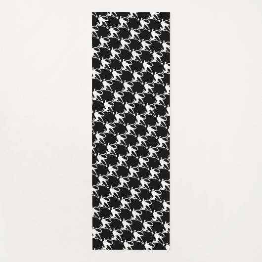 Cute White Cats Halloween Pattern | Yoga Mat (Voorkant)