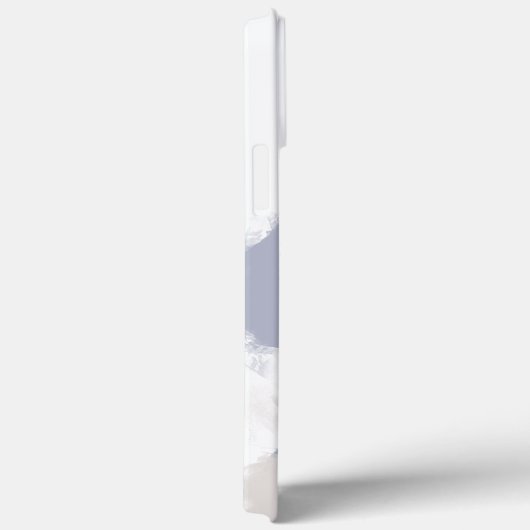 Cute White Chihuahua Abstract Blue Case-Mate iPhone Case (Achterkant / Rechts)