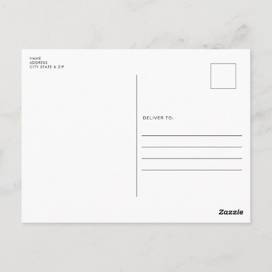 Cute White Dog Briefkaart (Achterkant)