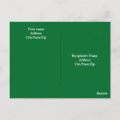 Cute White Dog met beste vriend papa Vaderdag Briefkaart (Achterkant)