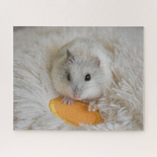 Cute White Dwarf Hamster Pet Legpuzzel