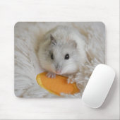 Cute White Dwarf Hamster Pet Muismat (Met muis)