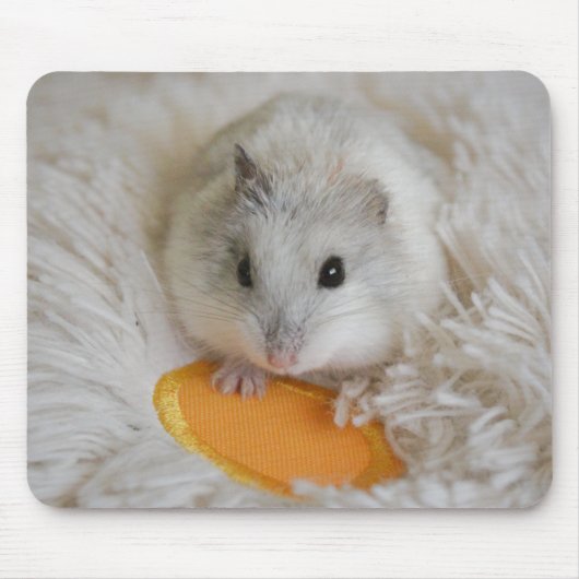 Cute White Dwarf Hamster Pet Muismat (Voorkant)