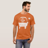 Cute White Electric Car Persoonlijk T-shirt (Voorkant volledig)