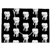 Cute White Elephant Gift Exchange-kerstspel L Groot Cadeauzakje (Achterkant)