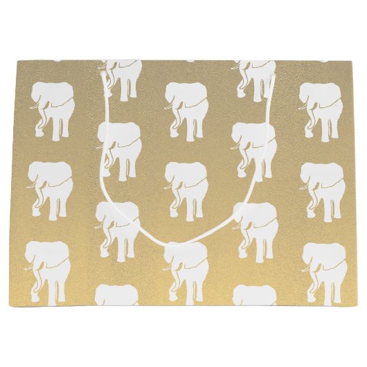 Cute White Elephant Gift Exchange-kerstspel L Groot Cadeauzakje (Voorkant)