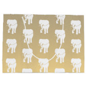 Cute White Elephant Gift Exchange-kerstspel L Groot Cadeauzakje (Achterkant)