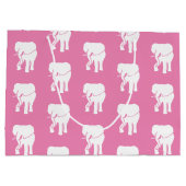 Cute White Elephant Gift Exchange-kerstspel L Groot Cadeauzakje (Achterkant)