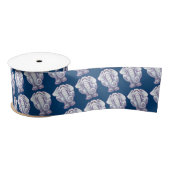 Cute White Elephant Gift Satijnen Lint (Spoel)