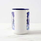 Cute White Elephant Gift Tweekleurige Koffiemok (Center)