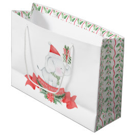 Cute White Elephant | Kerstmis Groot Cadeauzakje