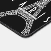 Cute white France Paris Eiffeltoren Button Bureaumat (Hoek)