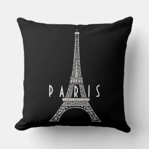 Cute white France Paris Eiffeltoren Kussen