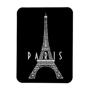Cute white France Paris Eiffeltoren Magneet