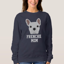 Cute White Frenchie Dog mama