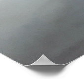 Cute White Grey Cream Cat Slaping Poster (Hoek)