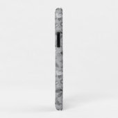 Cute white grijs achtergrondontwerp Case-Mate iPhone case (Achterkant/rechts)