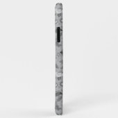 Cute white grijs achtergrondontwerp Case-Mate iPhone case (Achterkant/rechts)