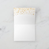 Cute White Kerstmis Duck Bedankkaart (Binnen)