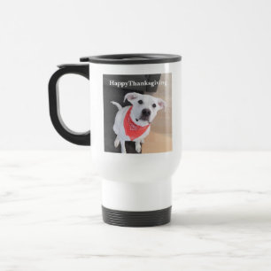 Cute White Labrador Mix Puppy Dog Thanksgiving Tra Reisbeker