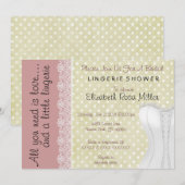 Cute White Lace Corset Lingerie Vrijgezellenfeest Kaart (Voorkant / Achterkant)