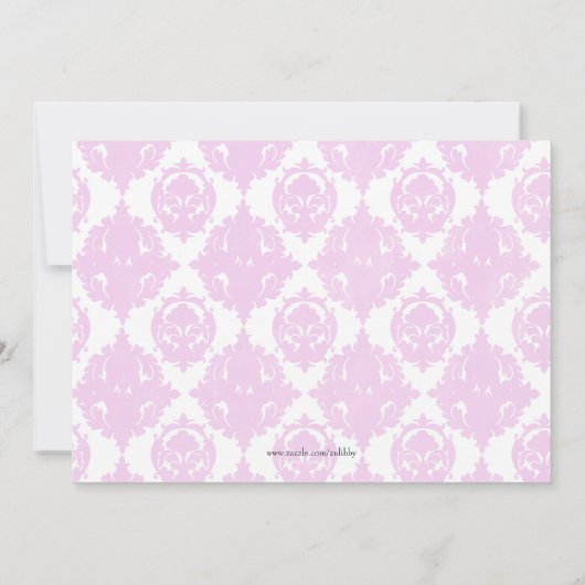 Cute White Lace Corset Lingerie Vrijgezellenfeest Kaart (Achterkant)