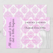 Cute White Lace Corset Lingerie Vrijgezellenfeest Kaart (Voorkant / Achterkant)