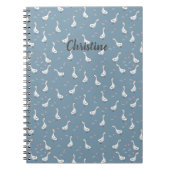 Cute White Pekin Duck Pattern Notitieboek (Voorkant)