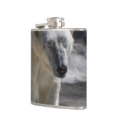 Cute White Polar Beer Heupfles (Links)