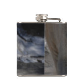 Cute White Polar Beer Heupfles (Achterkant)