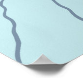 Cute White Pomeranian Dog Tucked in Bed Poster (Hoek)