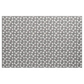 Cute White Pommeren Dogs Pattern met Hearts Stof (Yard (91,4 cm))