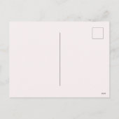 Cute White roze flamingos met rood hart Feestdagenkaart (Achterkant)