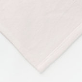 Cute White roze flamingos met rood hart Fleece Deken (Hoek)