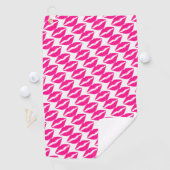 Cute white roze kissons Hoesje-Mate stropdas Golfhanddoek (Insitu)