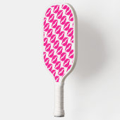 Cute white roze kissons Hoesje-Mate stropdas Pickleball Paddle (Links)