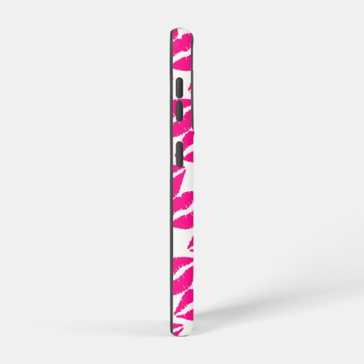 Cute white roze kissons Hoesje-Mate stropdas Samsung Galaxy Hoesje (Rechterkant)