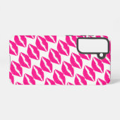 Cute white roze kissons Hoesje-Mate stropdas Samsung Galaxy Hoesje (Achterkant horizontaal)