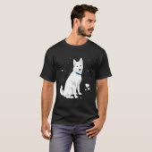 Cute White Siberian Husky Sweet White Snow Dog T-shirt (Voorkant volledig)